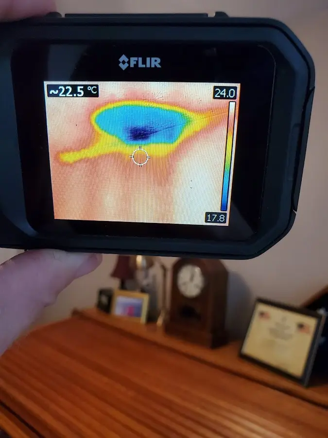Thermal imaging inspection for water damage in Fair Oaks
